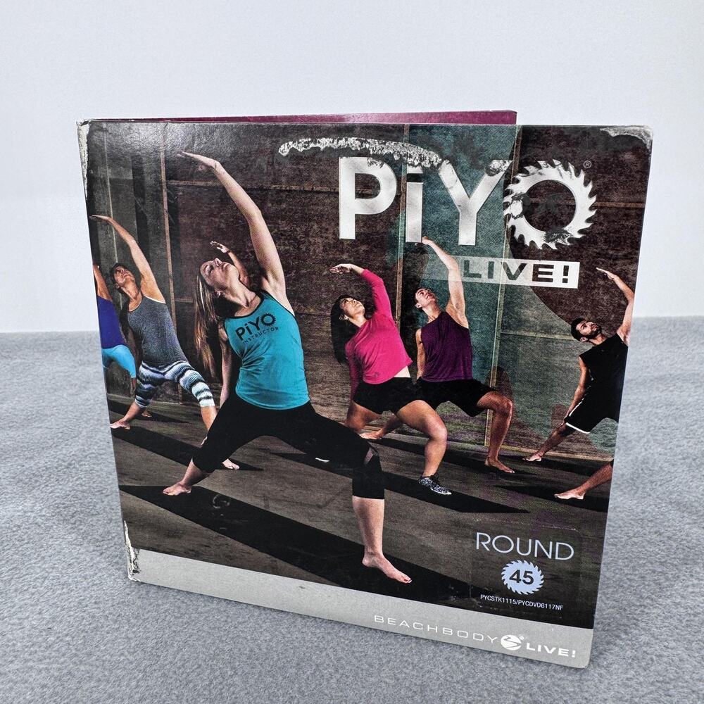 PiYo Live‎ Round 45 Beachbody Workout DVD & Music CD Fitness Program Yoga